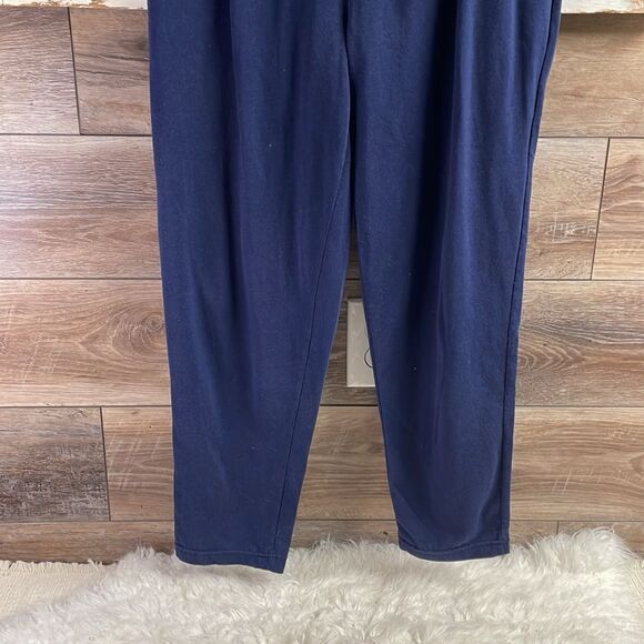 Folette Elastic Waist Drawstring Comfort Pants Blue Size Medium Vintage - Picture 5 of 12